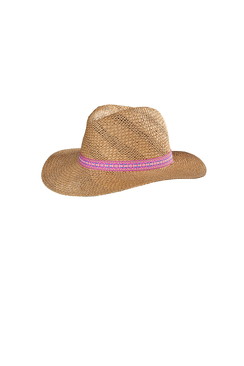 Пляжная соломенная шляпа Feba F65 с лентой